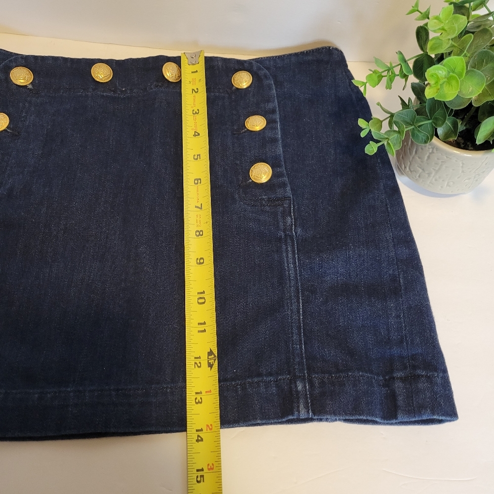 GG2151 Denim Gold Button Mini